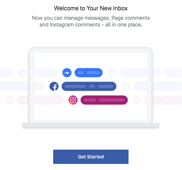 Welcome to new inbox for Facebook