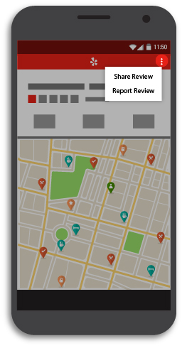 Yelp - Mobile Review Reporting